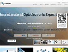 Tablet Screenshot of everprotech.com